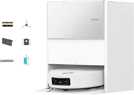 Oclean X smart toothbrush with accessories on a white background