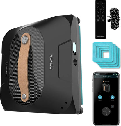 Cecotec Conga Windroid 1390 Double Spray – Smarter Fensterputzroboter mit App-Steuerung